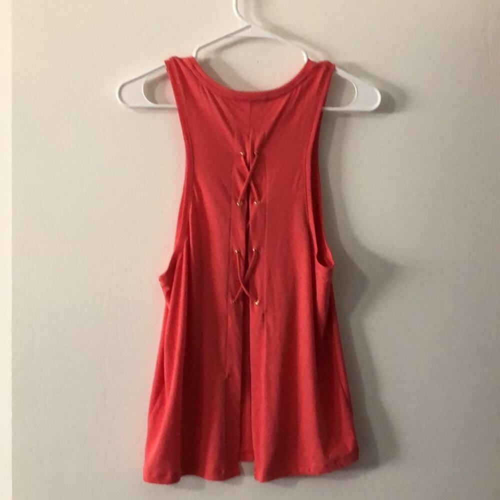Victoria Sport Tank Fitness Yoga Muscle Top Shirt Open Back SZ XS